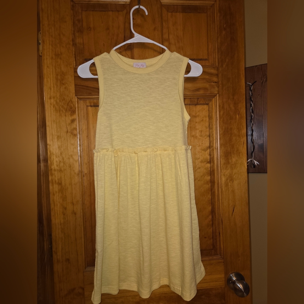 Pink Lily Light Yellow Sleeveless Mini Dress
